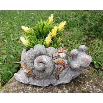 Vánoce Květináč šnek