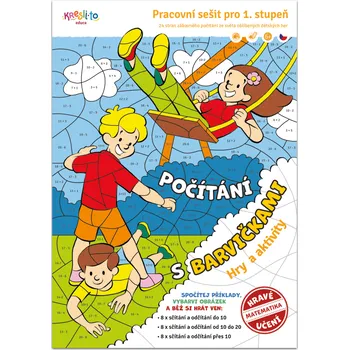 omalovánky Počítání s barvičkami