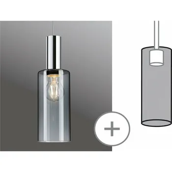 Bodové svítidlo PAULMANN URail stínidlo Raja 2Easy 100mm kouřové sklo