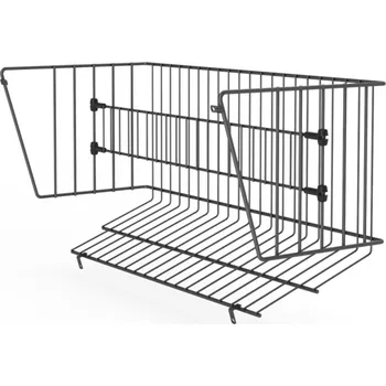 Nomet Výklopný systém na boty dvouřadý / Antracit