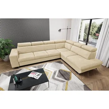 Sedací souprava Rozkládací rohová sedačka CANIS béžová