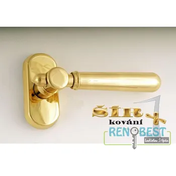 Okenní klika ŠÍR KOVÁNÍ Okenní kování DÁŠA pro Eurookno a balkónové Eurodveře mosaz