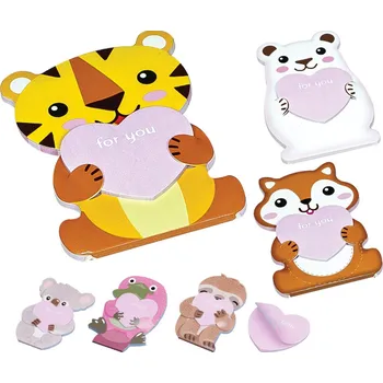 Blok trhací s potiskem 78x116 mm, 20l. - Animals, mix 1