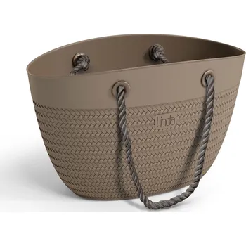 Kabelka Kabelka LINDA s provazovými uchy - hnědá