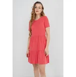 Vero Moda dámské šaty z modalu Filli červené Velikost: XL