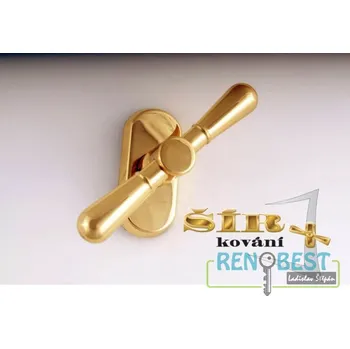 Okenní klika ŠÍR KOVÁNÍ Okenní kování DÁŠA Euro oliva mosaz