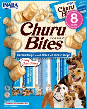 Pamlsek pro psa Inaba Churu Dog Bites Chicken Wraps Chicken/Cheese 8x 12 g
