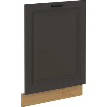 Kuchyňská skříňka LEMPERT Dvířka na myčku STELLA 34 (713 x 596) grafit mat / dub artisan