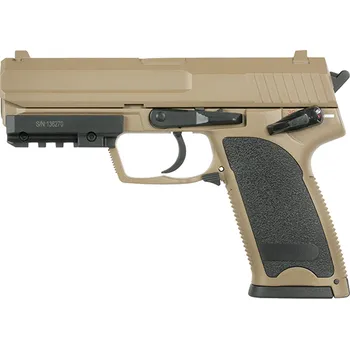 Airsoftová zbraň Airsoftová elektrická pistole CM.125S H&K USP Blue Ed. - TAN - CYMA Airsoft