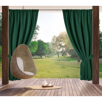 Závěs Voděodolný venkovní závěs na zahradu a terasu světle zelená (S)