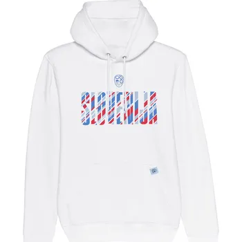 Pánská mikina Mikina s kapucí Nike NZSx11TS SLOVENIJA UNISEX white hoody nzsnzs500-100 Velikost L