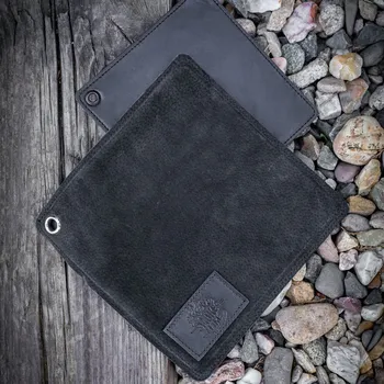 Chňapka BOHEMIA Kožená chňapka a podložka ke grilu 2 v 1 Provedení: Broušená