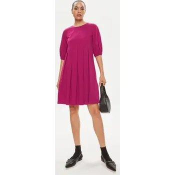 Dámské šaty Weekend Max Mara Koktejlové šaty Jumbo 2415621072650 Růžová Regular Fit S