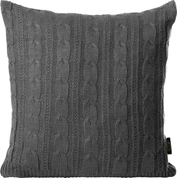 Povlak na polštářek Dekorační povlak na polštář AKRYL 2 v tmavě šedé barvě Rozměr polštáře: 45x45cm