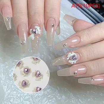 3D mašličky na nehty | Nail art ozdoby s mašličkami - A79
