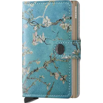 Peněženka Luxusní kožené pouzdro na karty SECRID Miniwallet Art Almond Blossom