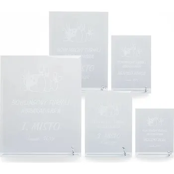 Nábytkové kování Cinkili Skleněná plaketa C28002 Označení: B, Výška: 128 mm x 178 mm, Průměr: --