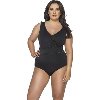 Dámské plavky Dámské jednodílné plavky 59 black - AVA černá 85/F