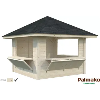 Zahradní domek Zahradní domek Palmako BIANCA 8,3 m2 SET 106 (Rozměr: 300x300 cm, tl.120x120 mm)