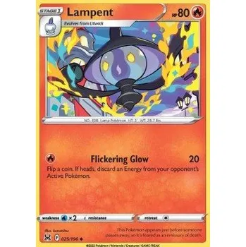 Karetní hra Pokémon LOR 025/196 Lampent - Lost Origin Stav: Near Mint, Verze: NORMAL