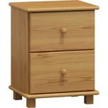 Max-i Dřevěný noční stolek CLASSIC KN-29 masiv borovice Zvolte barvu:: moření olše, Hloubka: 42 cm
