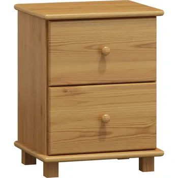 Noční stolek Max-i Noční stolek ze dřeva ELLINGSEN NORE Zvolte barvu:: moření olše, Hloubka: 42 cm