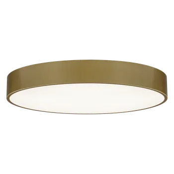 ACB Iluminacion Stropní LED svítidlo ISIA, ⌀ 80 cm, 88W, CRI90, CCT switch 3000-4000K Barva: Zlatá, Stmívání, řízení: Casambi