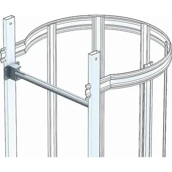 Žebřík Bezpečnostní závora jednoramenná, gravitační - pozink| 43500
