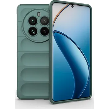 Pouzdro na mobilní telefon Rugg odolný gelový obal na Realme 12 Pro 5G/12 Pro+ 5G - zelený
