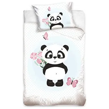 Bílé dětské povlečení Panda Velikost: ONE SIZE