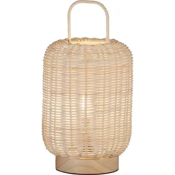 Lampička Fischer & Honsel Stolní lucerna Nature z přírodního dřeva E14, Fischer & Honsel