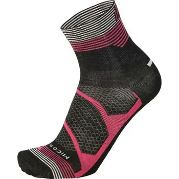 Dámské ponožky Mico Light Weight Warm Control Run Merino Women Fucsia L (41-43 EU)