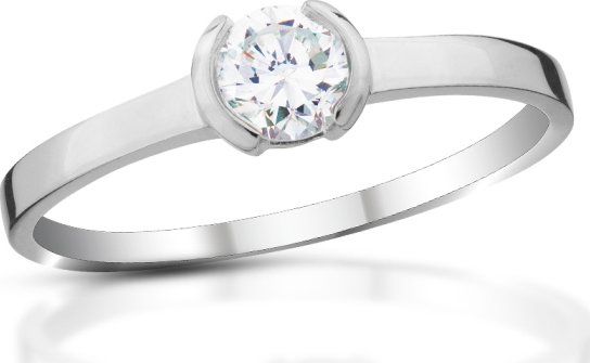 Zásnubní prsten s diamantem 0.34ct Fancy Light Yellow/VS1 s EGL certifikátem