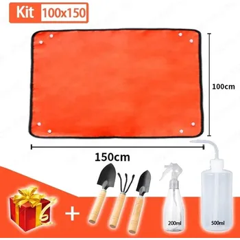 Voděodolná skládací podložka pro přesazování rostlin, až 1,5m - Stavebnice 100x150 cm