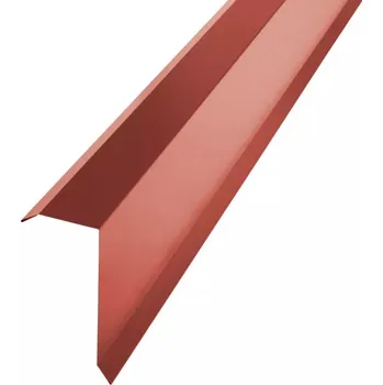 Střecha Lišta závětrná H12 BRAVO Barva: RAL 3009 - Terakota (červenohnědá), Velikost: 1 metr