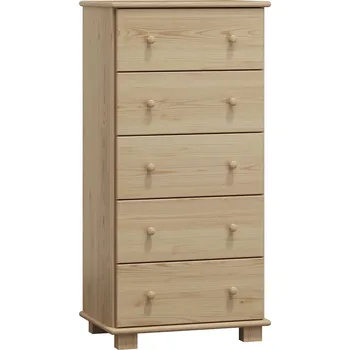 Komoda Max-i Komoda ze dřeva KNUTSEN NORE Zvolte barvu:: surové dřevo, Hloubka: 42 cm