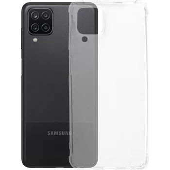 Pouzdro na mobilní telefon CVK Samsung A12 - Průhledný kryt Typ krytu: Zesílená ochrana rohů a hran