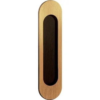 Dveřní kování MP KOVANI MP mušle ovál 040 bez otvoru (bronz česaný matný)