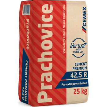 Průmyslové lepidlo CEMEX Portlandský cement Prachovice PREMIUM CEM II/A-M (S-V) 42,5 R 25 kg