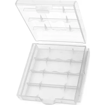 Krabička pro 4x AA nebo 5x AAA baterie - bílá