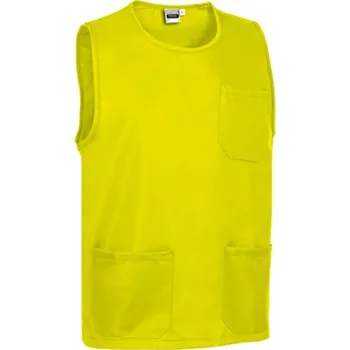 Gastro oděv Krátký pracovní úklidový kabát, tabard Costa žlutá 1ks