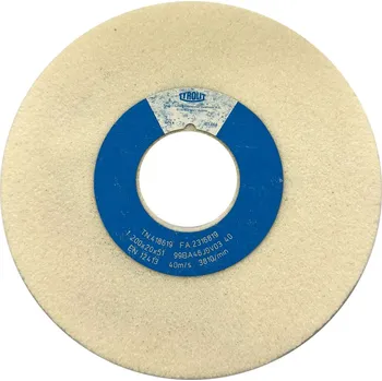 Brusný kotouč Tyrolit T418619 | Brusný kotouč plochý 200x20x51 mm, 99BA46J9V40 (Z46)