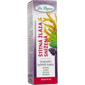 Přírodní produkt Dr. Popov Štítná žláza snížená 39,8 mg 50 ml