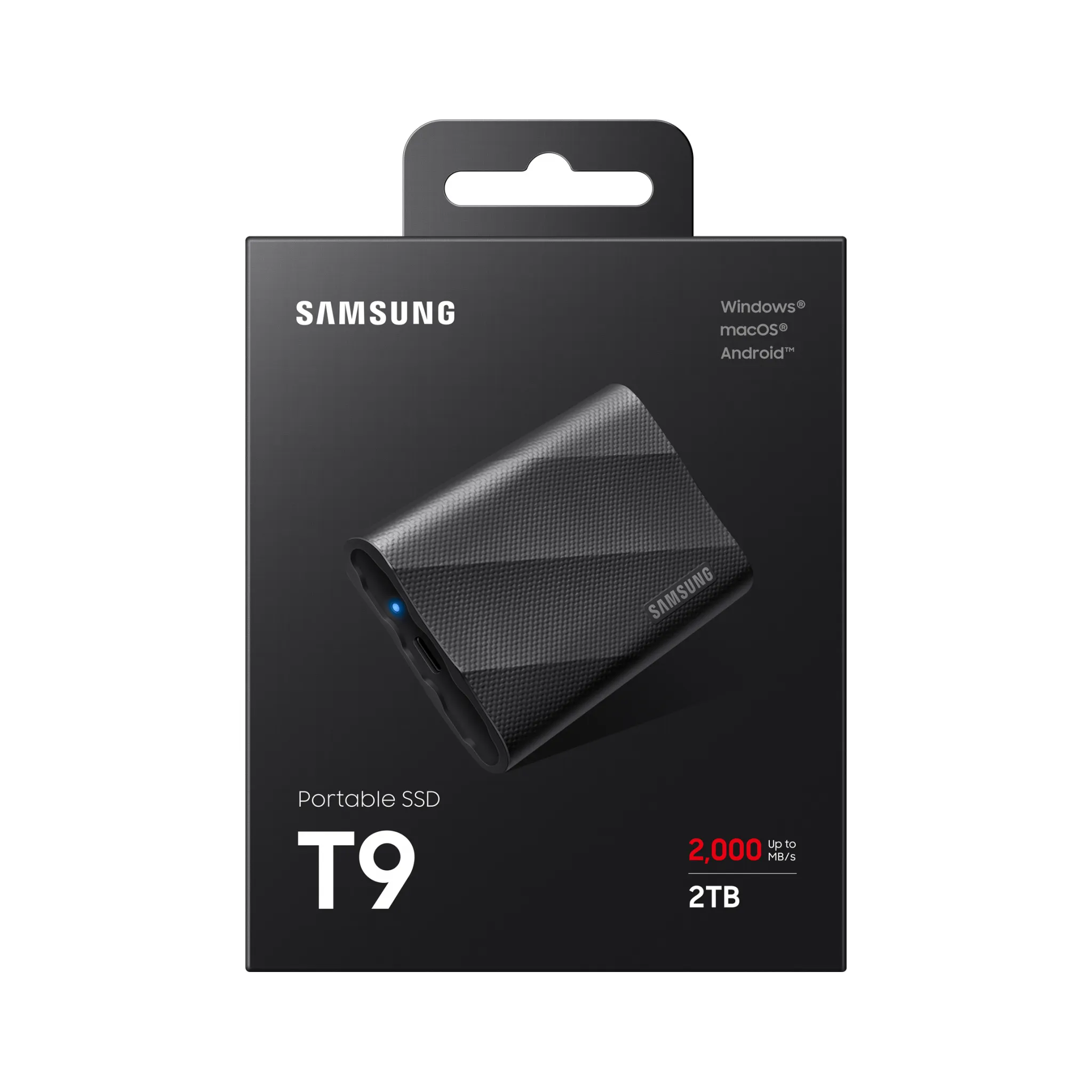 Fotografie 7 - SSD disk Samsung T9 2 TB černý (MU-PG2T0B/EU)