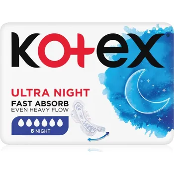 Menstruační vložka Kotex Ultra Night vložky 6 ks