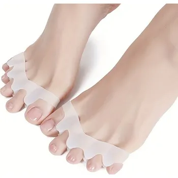 Kosmetika na nohy Gelový oddělovač prstů (bílý), 2 ks