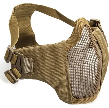 Sportovní střelba Měkčený face protector mřížkový - pískový, ASG