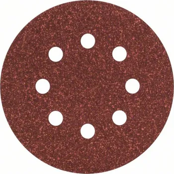 Dílna BOSCH Papír brusný 125mm G60, 8 otvorů, 5 ks
