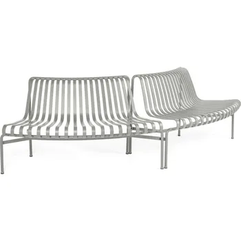 Zahradní lavice HAY Lavička Palissade Park Dining Bench Out/Out set of 2, sky grey