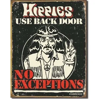 Plechová cedule Plechová cedule SCHONBERG - hippies